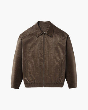 Minimalistische Reißverschlussjacke